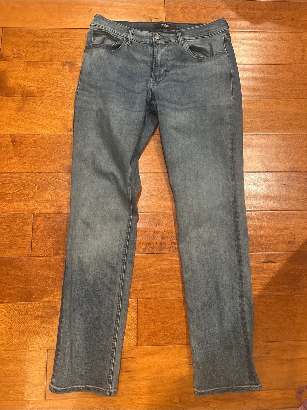 Hudson Jeans Men's Straight Jeans in Faded Blue 34x34